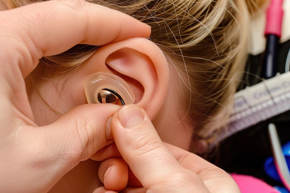 Doctor jewelry earring finger.