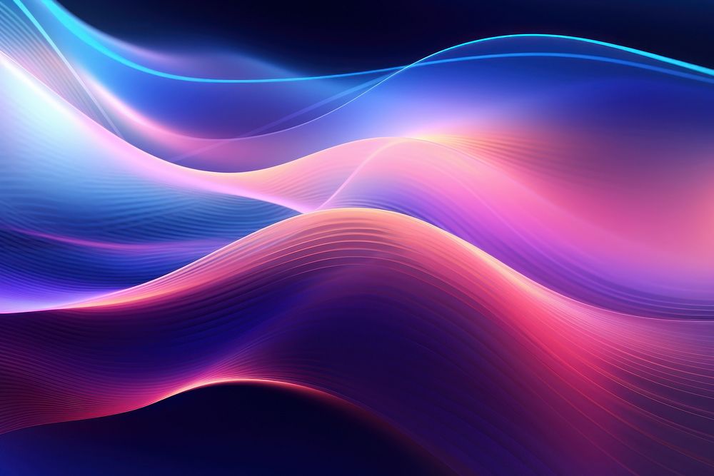 Neon wavy line background backgrounds abstract glowing.