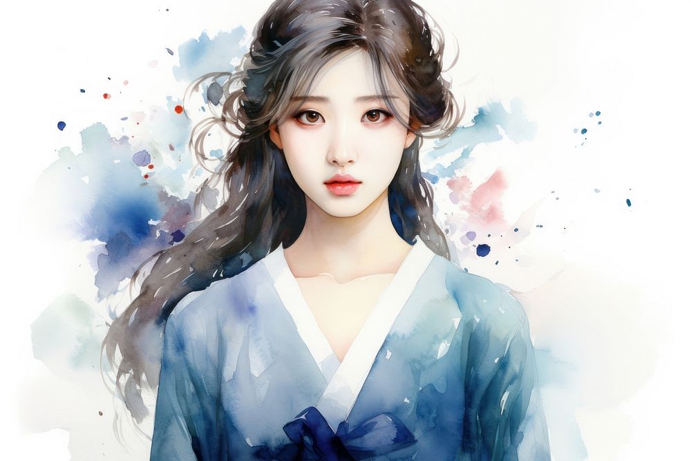 Beautiful Korean women portrait fashion adult.