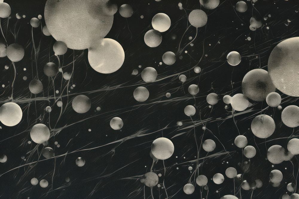 Soap bubbles backgrounds monochrome sphere.