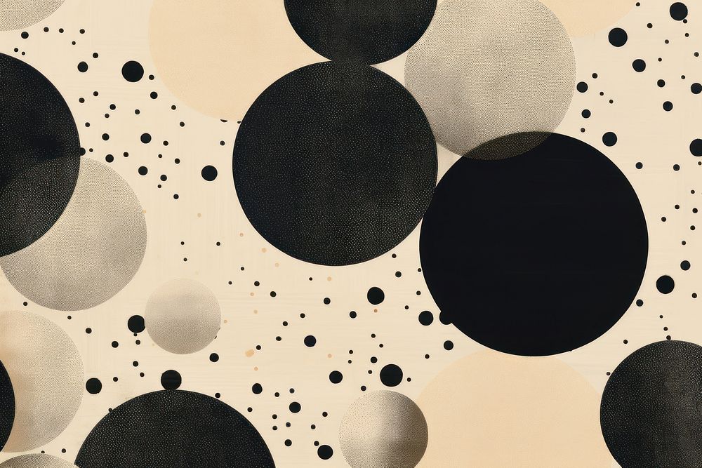 Polka dots art backgrounds pattern.