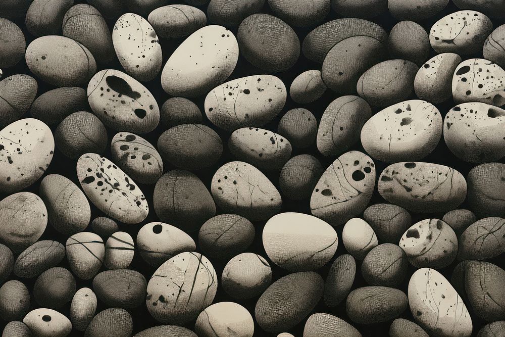 Pebbles backgrounds monochrome repetition.