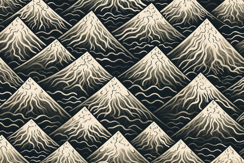 Triaggle repeated pattern backgrounds monochrome art.