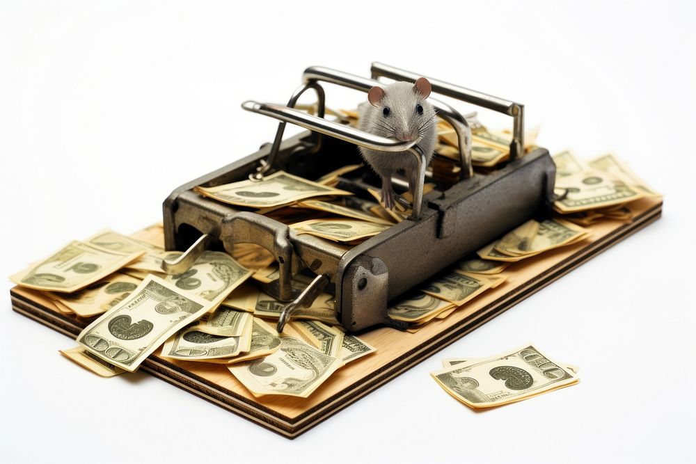 Money mousetrap dollar investment.