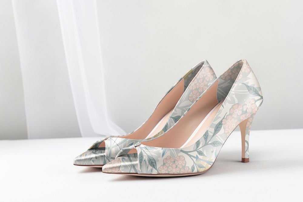 Floral high heels