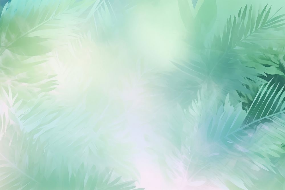 Abstract memphis palm leaves illustration green backgrounds outdoors.
