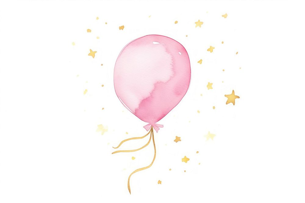 Balloon helium pink celebration.
