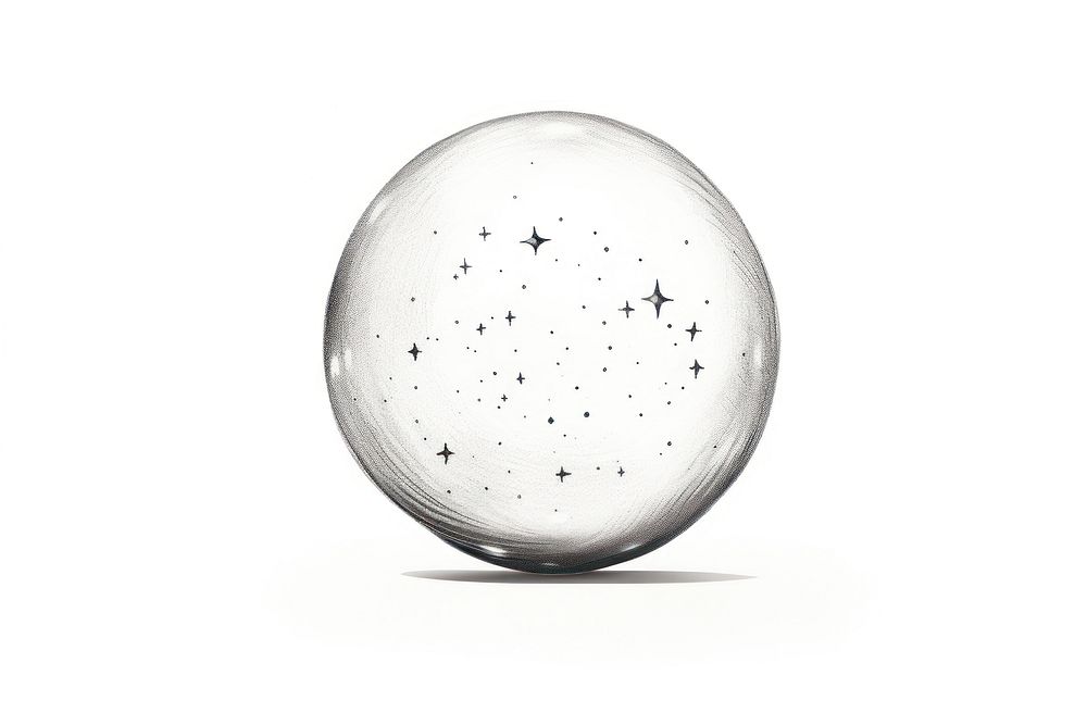 Crystal ball sphere bubble egg.