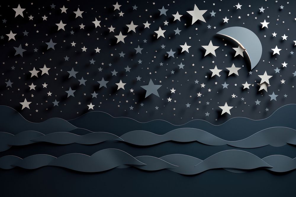 Night sky backgrounds nature tranquility.