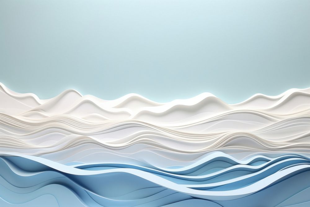 Ocean backgrounds paper art.