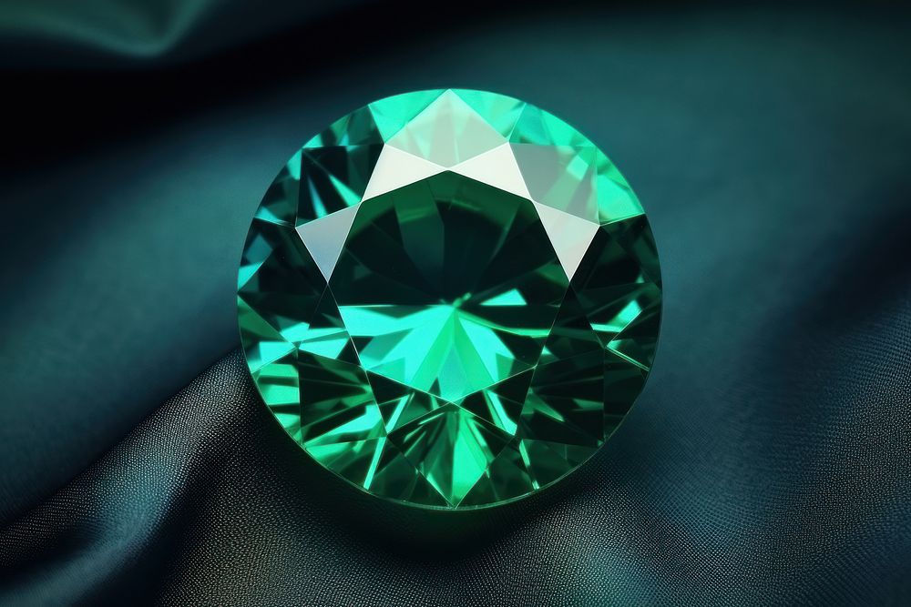 Emerald gemstone jewelry diamond.