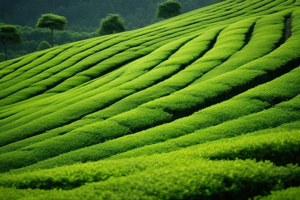 Field green tea agriculture.