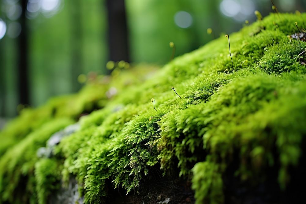 Green moss vegetation outdoors.