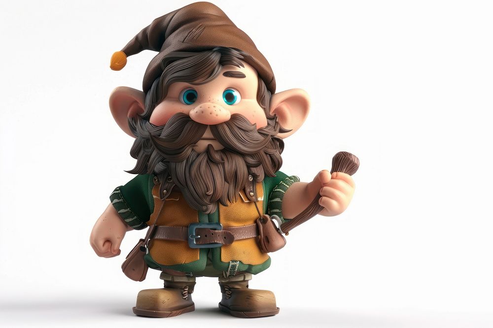 Dwarf figurine cartoon cute.