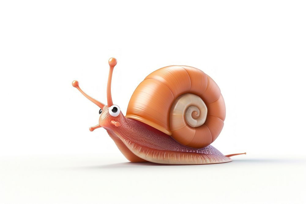 Escargots cartoon animal snail.