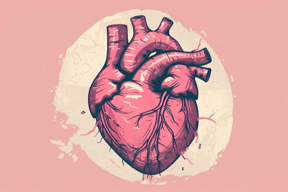 Drawing broken heart shape sketch illustrated creativity.