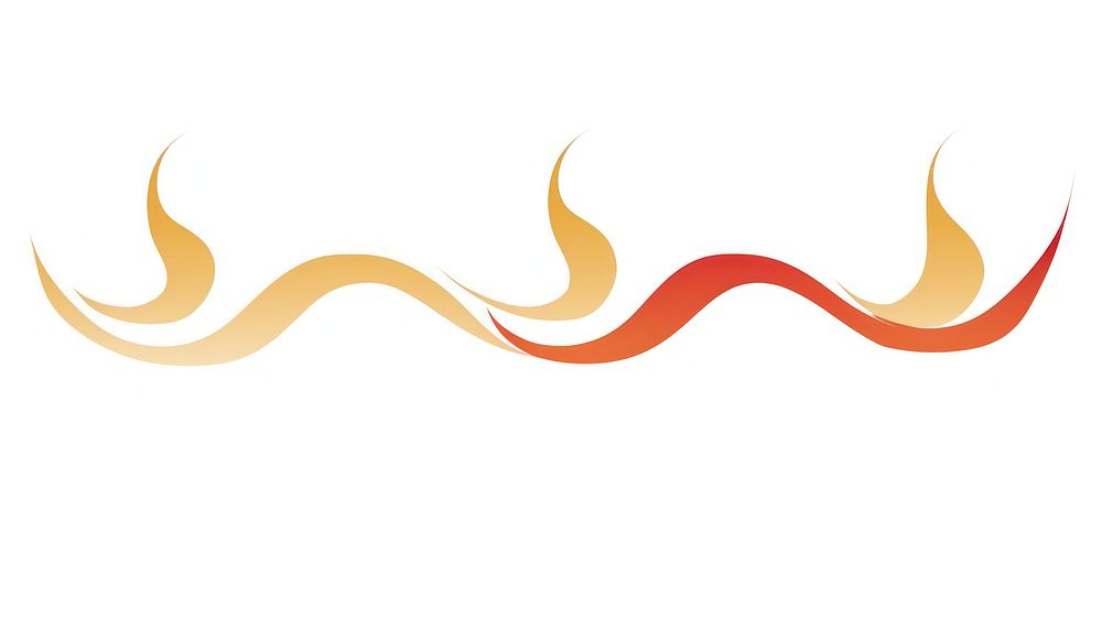Fire divider ornament logo abstract pattern.