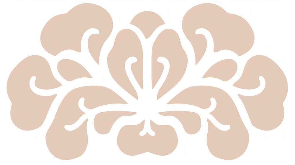 Hydrangea divider ornament pattern creativity graphics.