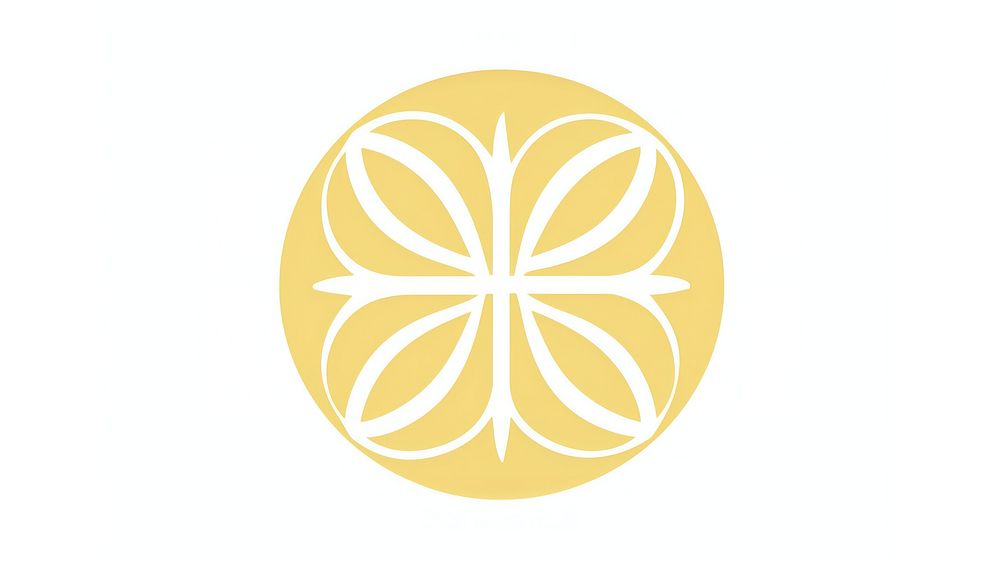 Lemons divider ornament symbol white logo.
