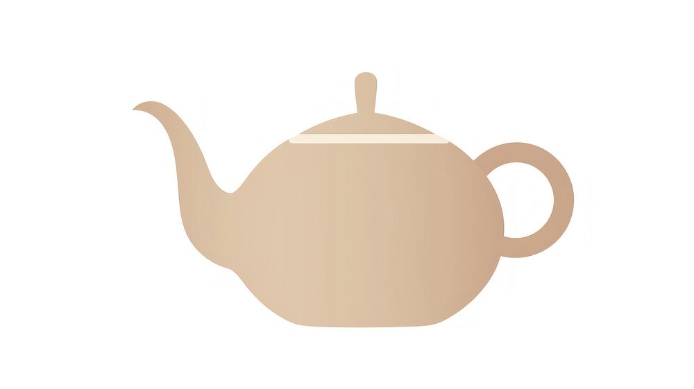 Teapot divider ornament white background refreshment tableware.