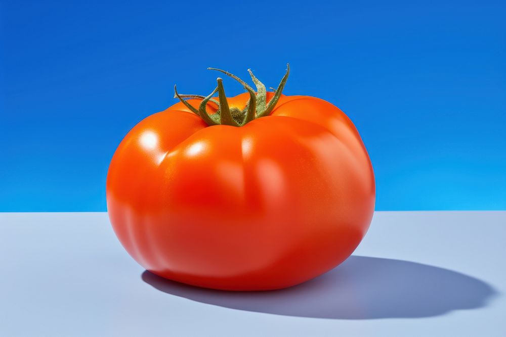High contrast tomato vegetable plant food.