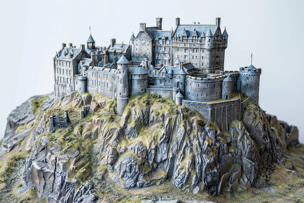 Edinburgh castle architecture building creativity.