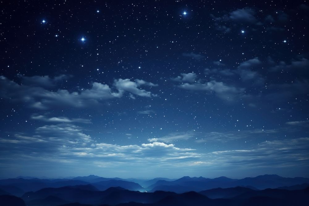 Aesthetic heaven night sky backgrounds landscape astronomy.