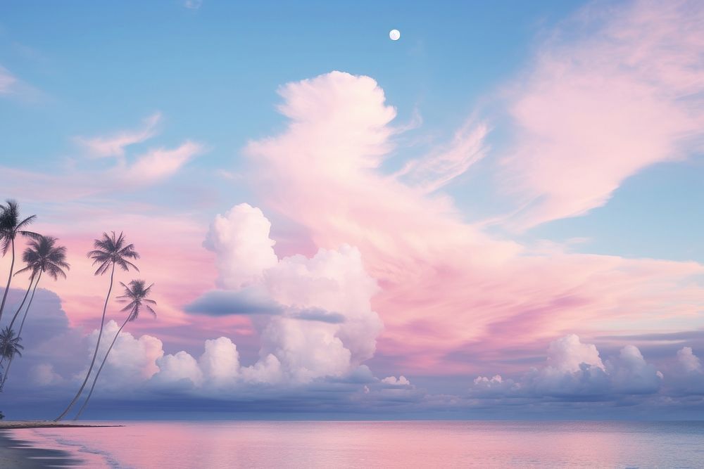 Heaven aesthetic sky landscape outdoors horizon.