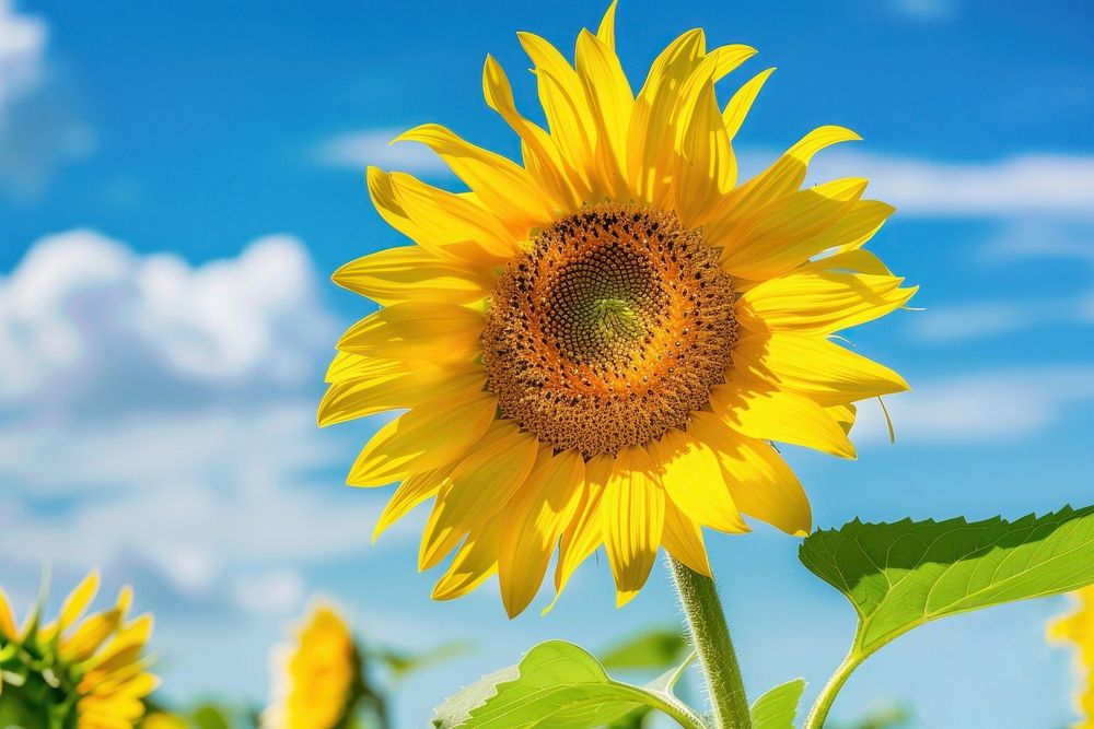 Sunflower outdoors nature plant.