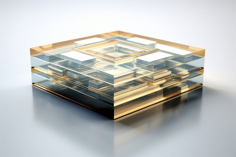 3d render of a money in surreal abstract style technology reflection furniture.