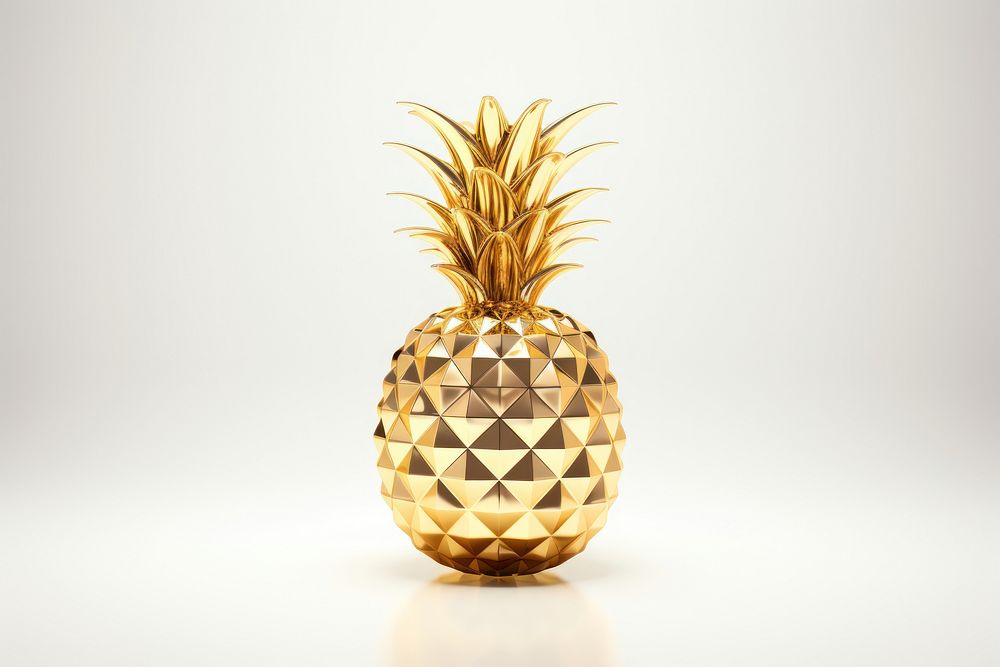 3d render of a pineapple in surreal abstract style fruit plant food.