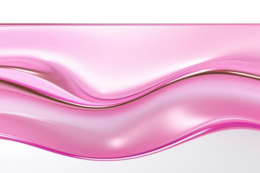 3d render of a pink border in surreal abstract style backgrounds silk white background.