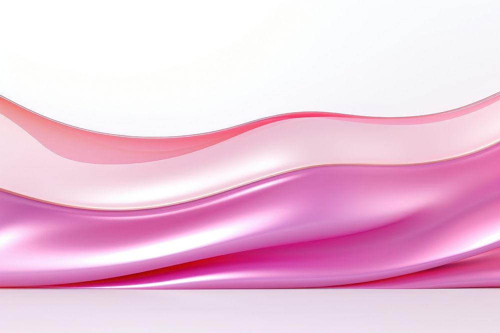 3d render of a pink border in surreal abstract style backgrounds white background simplicity.