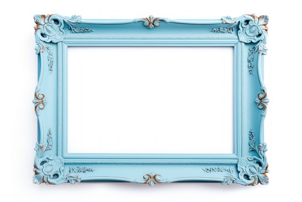 Blue backgrounds rectangle frame.