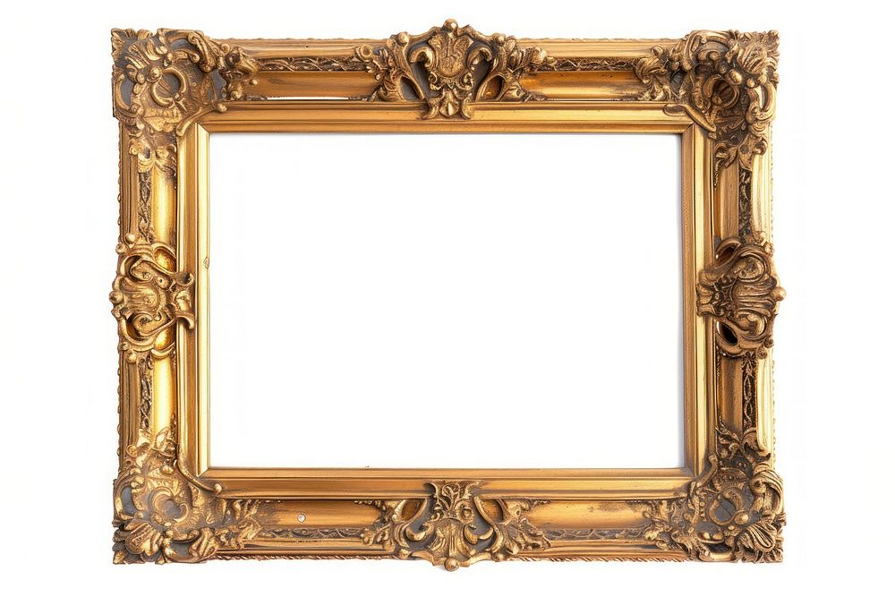 Gold rectangle frame photo.