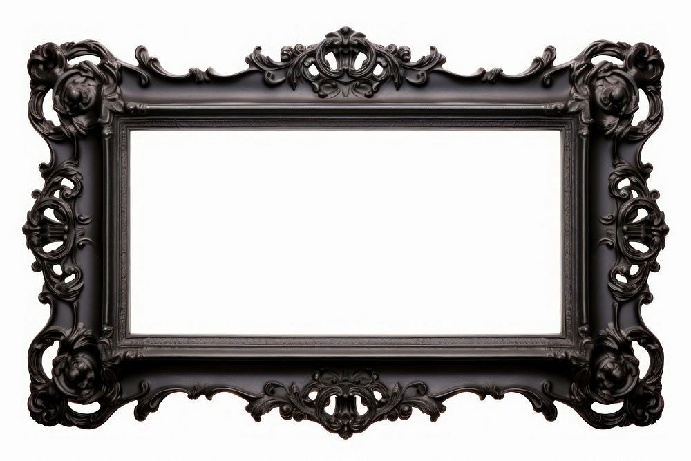 Xblack rectangle mirror frame.