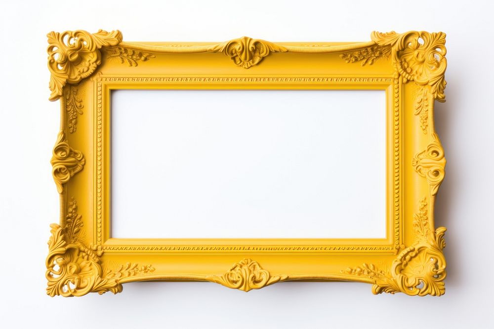Yellow backgrounds rectangle frame.