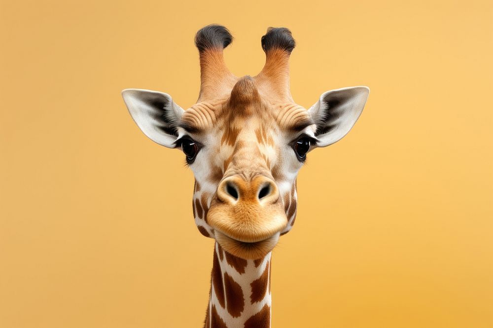 Confused giraffe wildlife animal mammal.