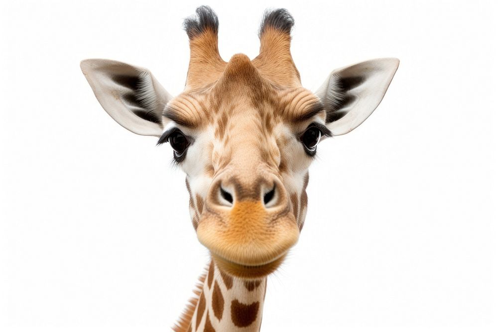 Confused giraffe wildlife animal mammal.