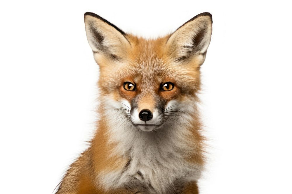 Fox looking confused wildlife animal mammal.