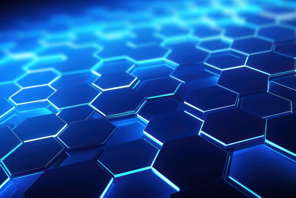 Abstract blue technology hexagonal background backgrounds abstract futuristic.