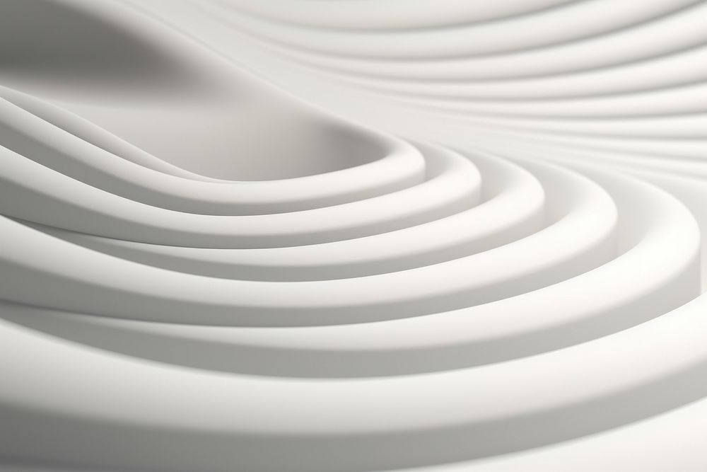 Abstract Futuristic white Architecture Circular Concentric Background backgrounds abstract pattern.