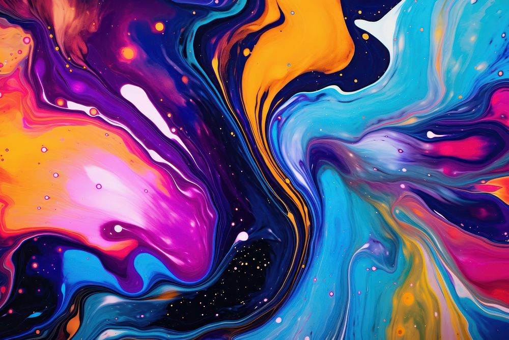 Liquid marbling dark Colorful abstract painting background backgrounds purple art.