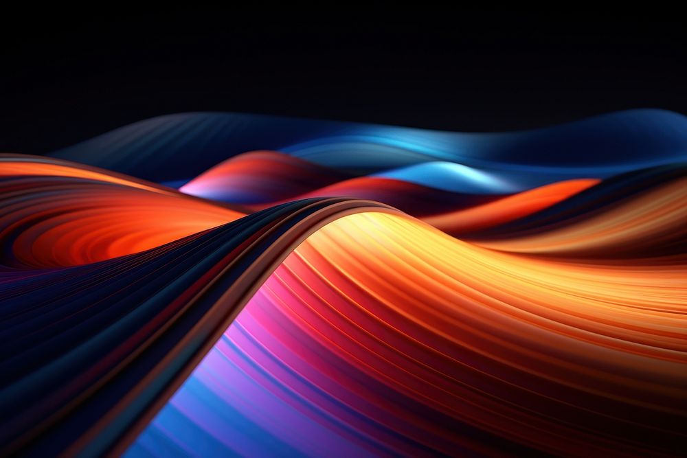Mesmerizing 3D light Abstract Multicolor Visualization backgrounds abstract pattern.