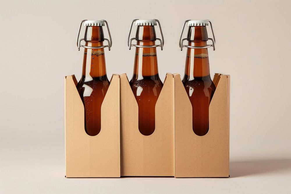 Beer carriers packaging bottle drink | Premium Photo - rawpixel