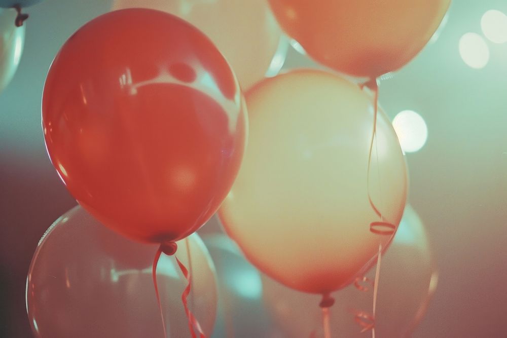 Birthday party balloon red celebration.