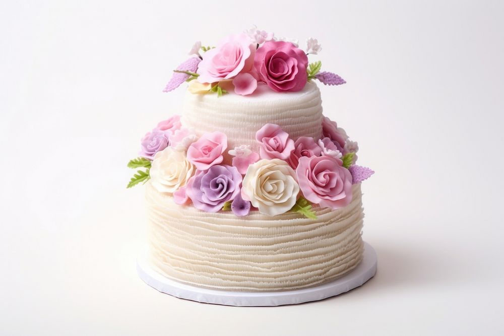Wedding cake dessert flower.