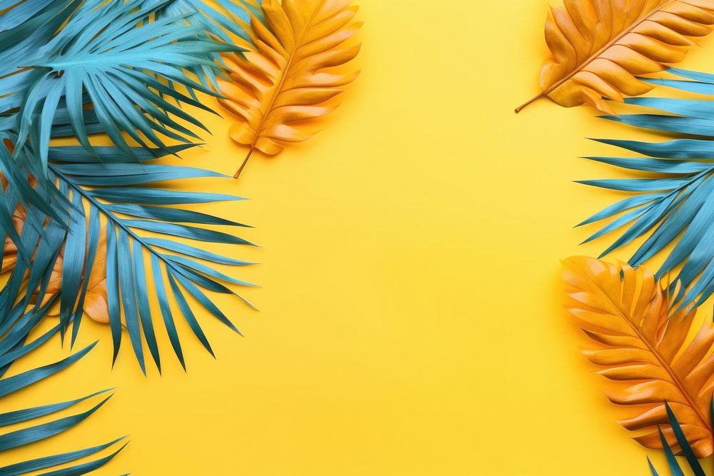 Tropical bright colorful background backgrounds yellow tranquility.