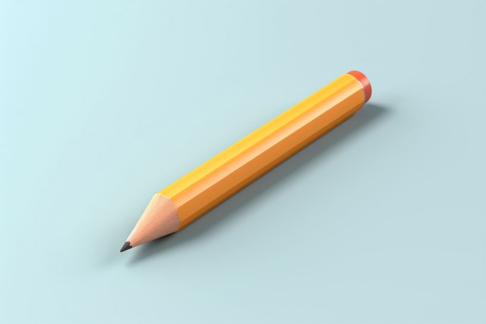 Pencil education eraser rubber.