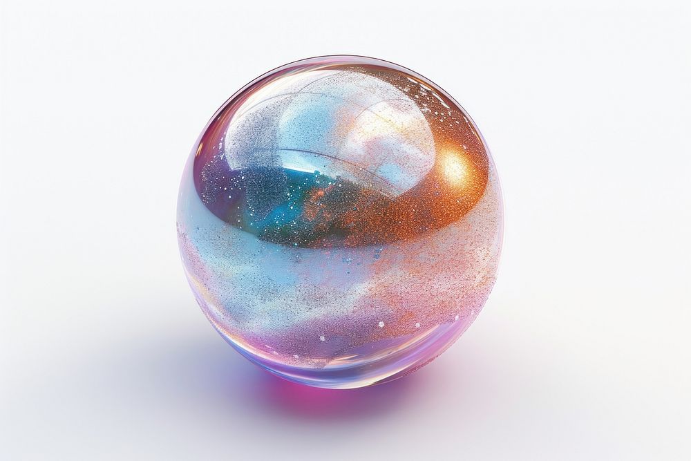 Mercury planet jewelry sphere glass.